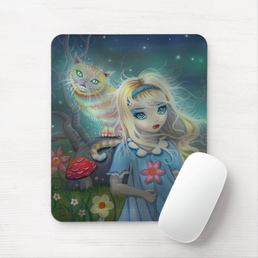 Alice in Wonderland Mousepad Muismat (Met muis)