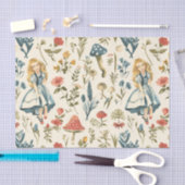  Alice in Wonderland Mushroom Decoupage Tissuepapier (Craft)