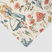  Alice in Wonderland Mushroom Decoupage Tissuepapier (Detail)