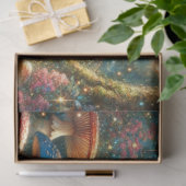 Alice in Wonderland Mushroom Forest Decoupage Tissuepapier (Geschenk)