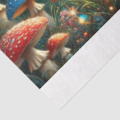 Alice in Wonderland Mushroom Forest Decoupage Tissuepapier (Detail)