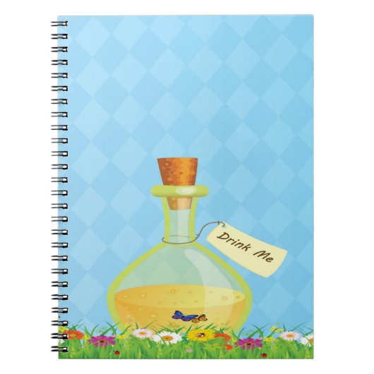 Alice in Wonderland notebook Notitieboek (Voorkant)