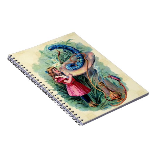 Alice in Wonderland notebook Notitieboek (Rechterzijde)