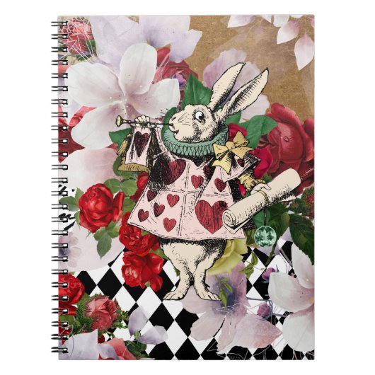  Alice in Wonderland Notitieboek (Voorkant)