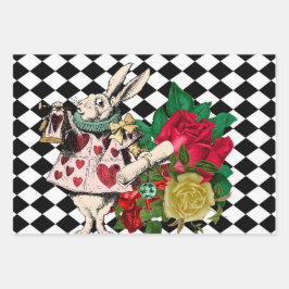Alice in Wonderland ontkoppeling Inpakpapier Vel