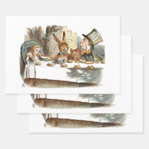 Alice in Wonderland ontkoppeling Inpakpapier Vel