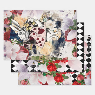 Alice in Wonderland ontkoppeling Inpakpapier Vel