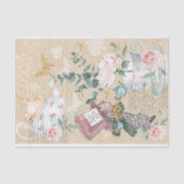 Alice in Wonderland - ontkoppelingsbrief Tissuepapier (Voorkant)