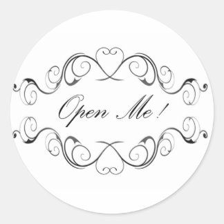 Alice in wonderland Open me! sticker