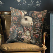 Alice in Wonderland Oude Witte Konijn Kussen