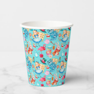 alice in wonderland papieren bekers