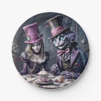 Alice in Wonderland Papieren Bordje