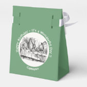 Alice in Wonderland Party - Mad Hatter's Tea Party Bedankdoosjes (Achterkant)