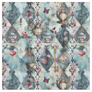 Alice in Wonderland Patroon Stof