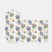 Alice in Wonderland Pattern Bedankdoosjes (Uitgevouwen)