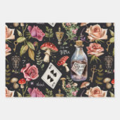 Alice in Wonderland Pattern Inpakpapier Vel (Voorkant 3)