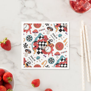 Alice in Wonderland Pattern Servet