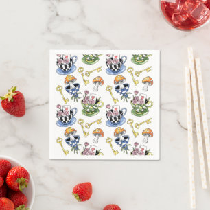 Alice in Wonderland Pattern Servet