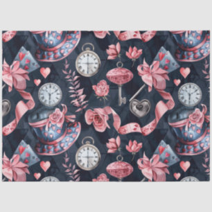 Alice in Wonderland Pattern Tissuepapier