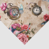 Alice in Wonderland Pattern Tissuepapier (Detail)