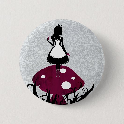 Alice in Wonderland Pin Button (Voorkant)