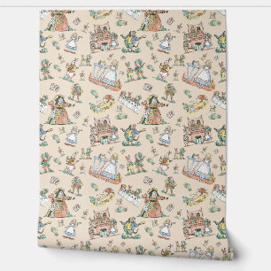 Alice in Wonderland Plak-en-rolbehang Behang