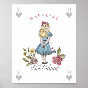  Alice in Wonderland   Post Alice & Florals Poster