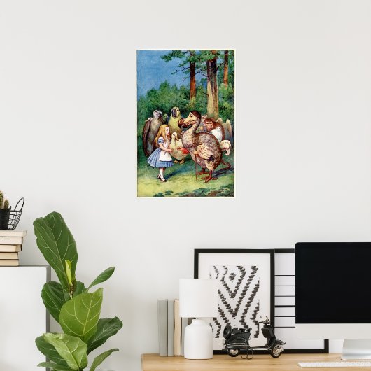 Alice in Wonderland Poster (Thuiskantoor)