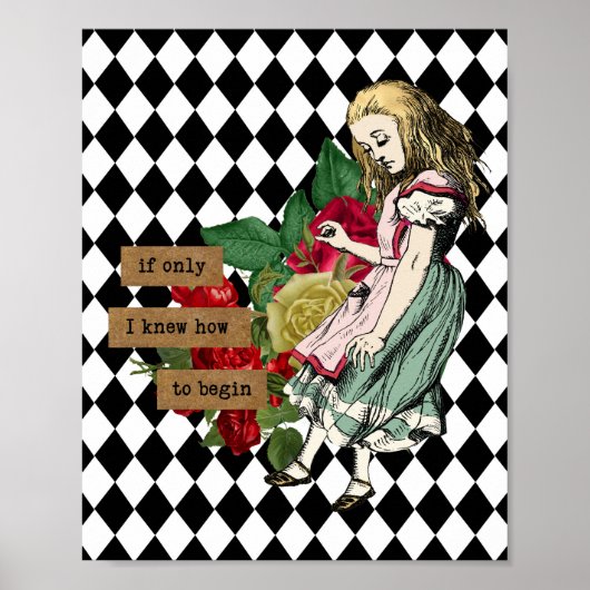  Alice in Wonderland Poster (Voorkant)