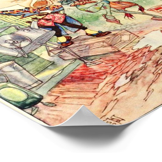 Alice in wonderland. poster (Hoek)