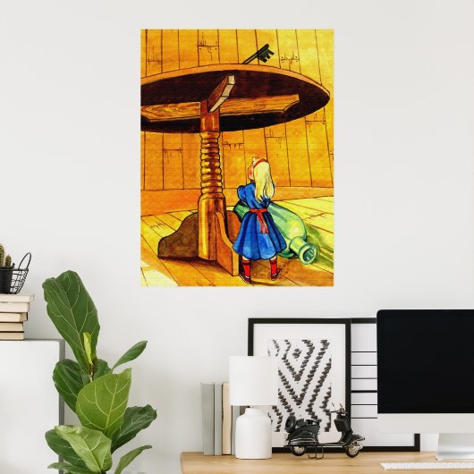 Alice in Wonderland Poster (Thuiskantoor)