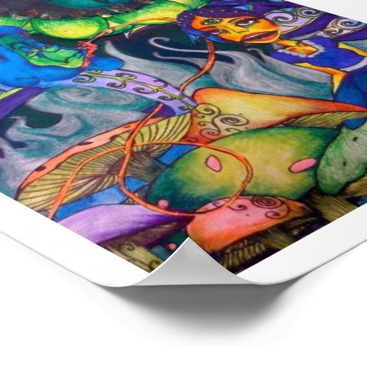 Alice in Wonderland Poster (Hoek)