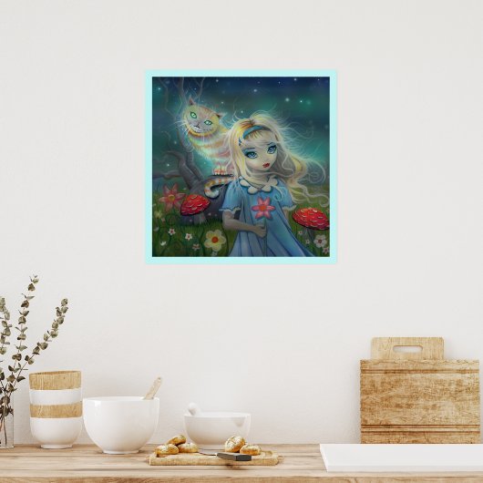 Alice in Wonderland Poster Print (Keuken)