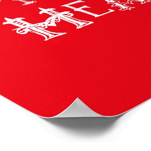 Alice in Wonderland print - weg met hun hoofden! (Hoek)