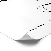 Alice in Wonderland print 'Zes onmogelijke dingen' (Hoek)