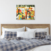 Alice in Wonderland Queen of Hearts Canvas Afdruk (Insitu (Slaapkamer))