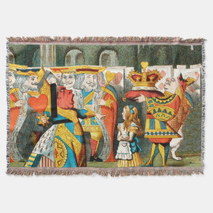 Alice in Wonderland Queen of Hearts Deken