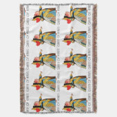 Alice in Wonderland Queen of Hearts Deken (Voorkant Verticaal)