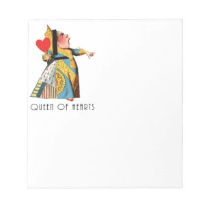Alice in Wonderland Queen of Hearts Notitieblok