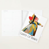 Alice in Wonderland Queen of Hearts Planner (Display)