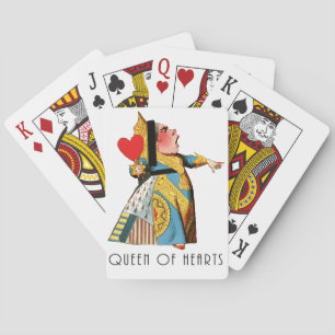 Alice in Wonderland Queen of Hearts Pokerkaarten