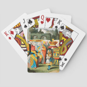 Alice in Wonderland Queen of Hearts Pokerkaarten