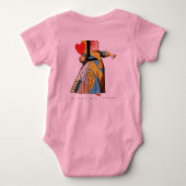 Alice in Wonderland Queen of Hearts Romper (Achterkant)