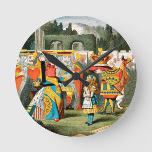 Alice in Wonderland Queen of Hearts Ronde Klok
