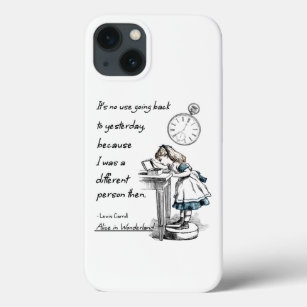 Alice in Wonderland Quotes iPhone 13 Hoesje