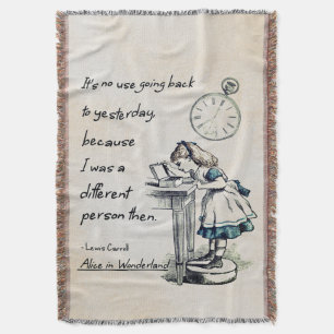 Alice in Wonderland Quotes Deken