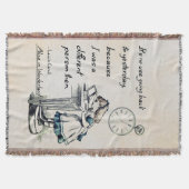 Alice in Wonderland Quotes Deken (Voorkant)