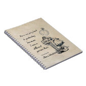 Alice in Wonderland Quotes Notitieboek (Rechterzijde)