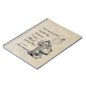 Alice in Wonderland Quotes Notitieboek (Linkerzijde)