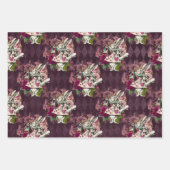 Alice in Wonderland Rabbit Paars Inpakpapier Vel (Voorkant 3)